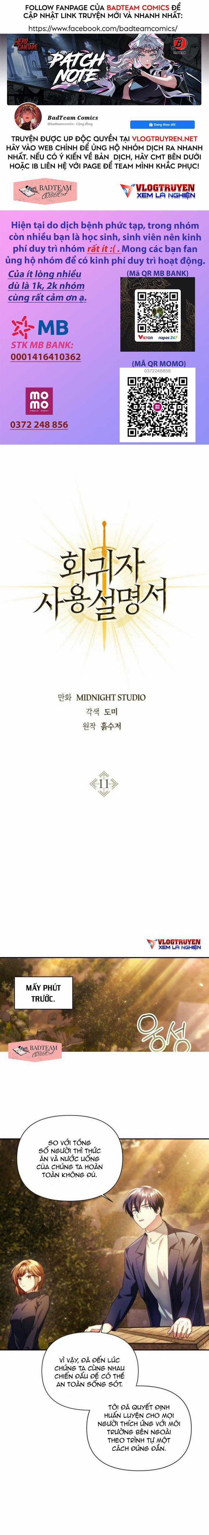 Ký Sự Hồi Quy Chapter 11 trang 0