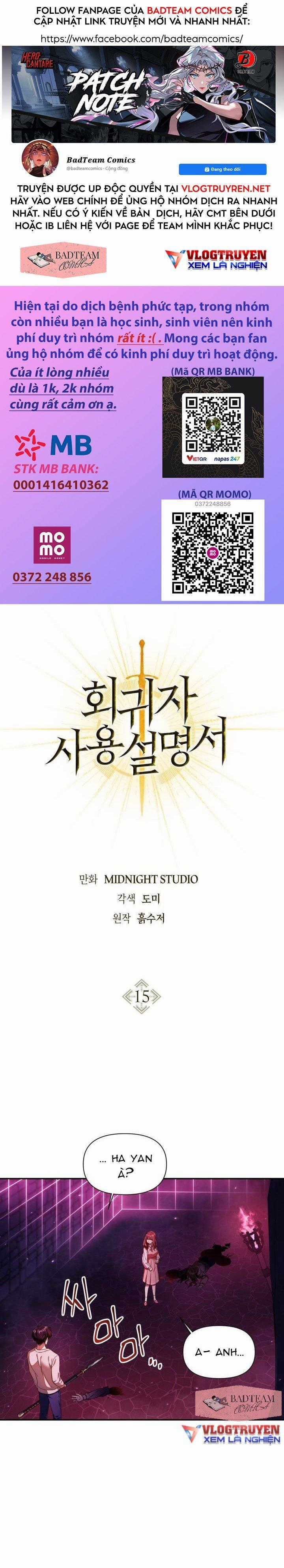 Ký Sự Hồi Quy Chapter 15 trang 0