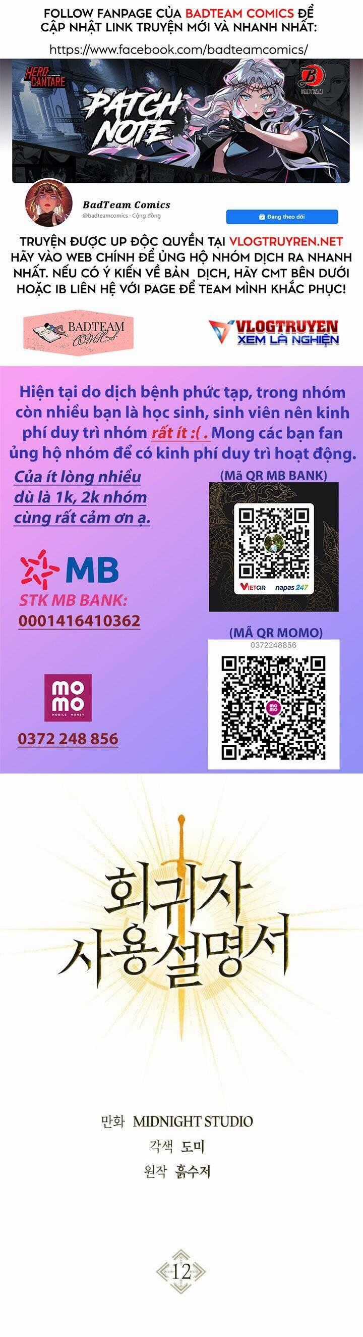 Ký Sự Hồi Quy Chương 12 trang 1