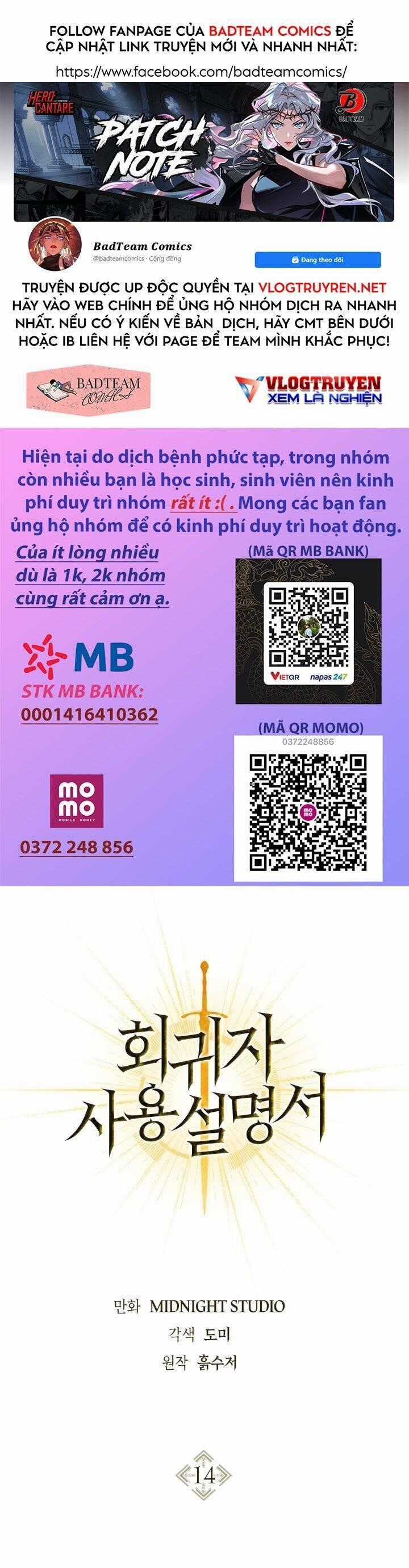 Ký Sự Hồi Quy Chương 14 trang 1