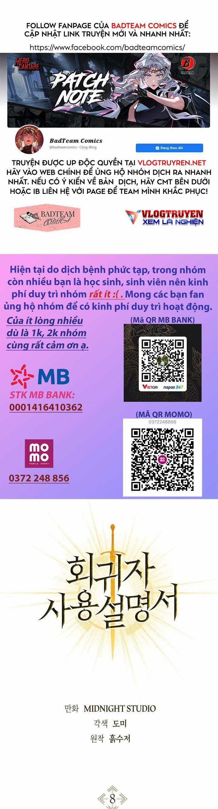 Ký Sự Hồi Quy Chương 8 trang 1