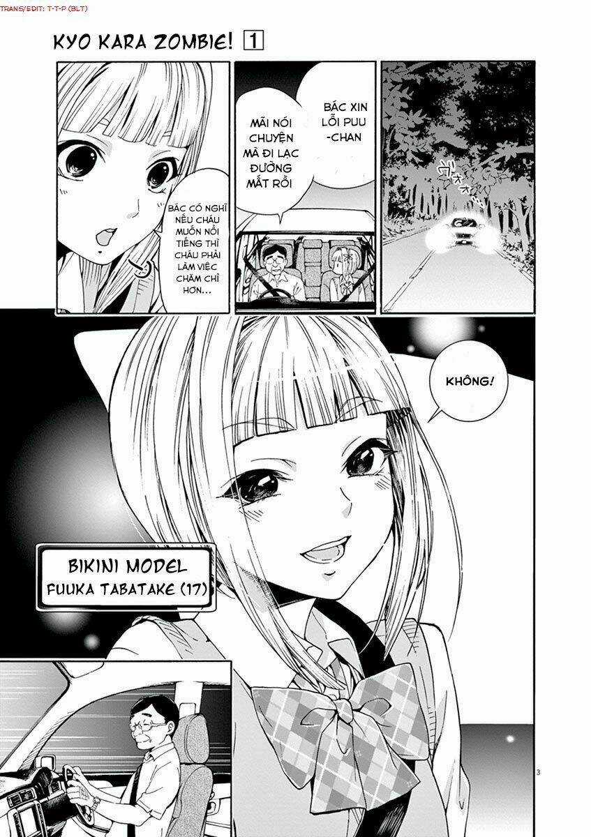 Kyo Kara Zombie Chapter 1 trang 5
