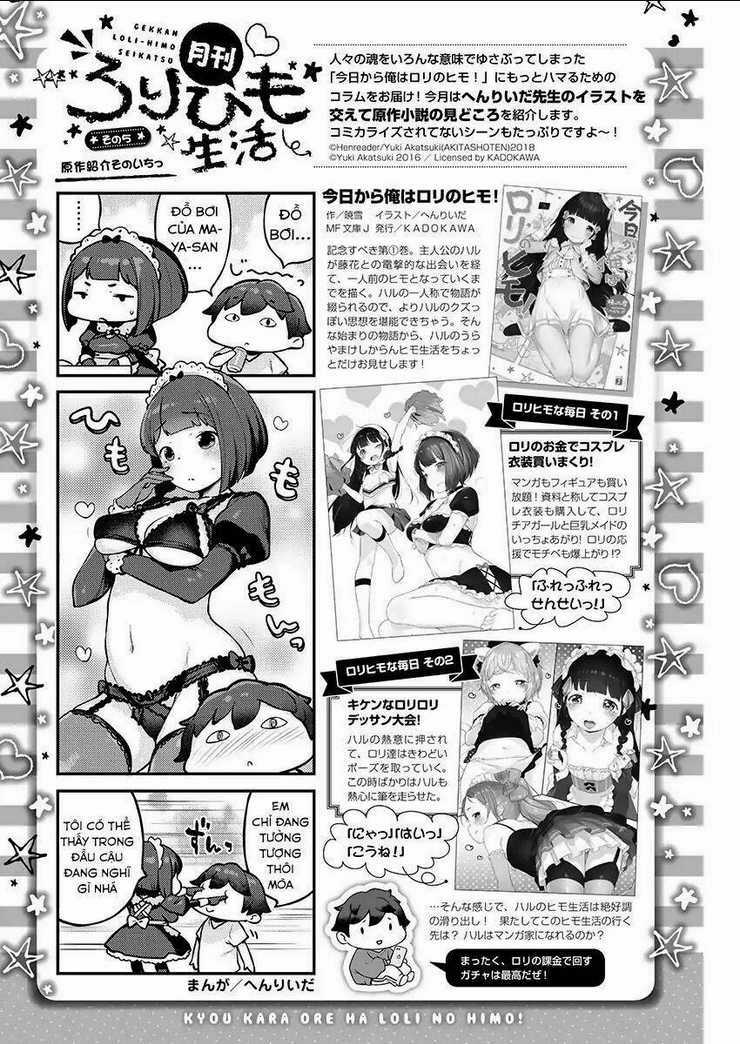 Kyou Kara Ore Wa Loli No Himo! Chapter 5 trang 28