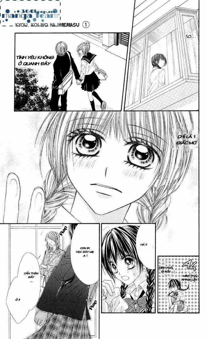 Kyou, Koi Wo Hajimemasu - Mộng Mơ Đầu Đời Chapter 1 trang 10