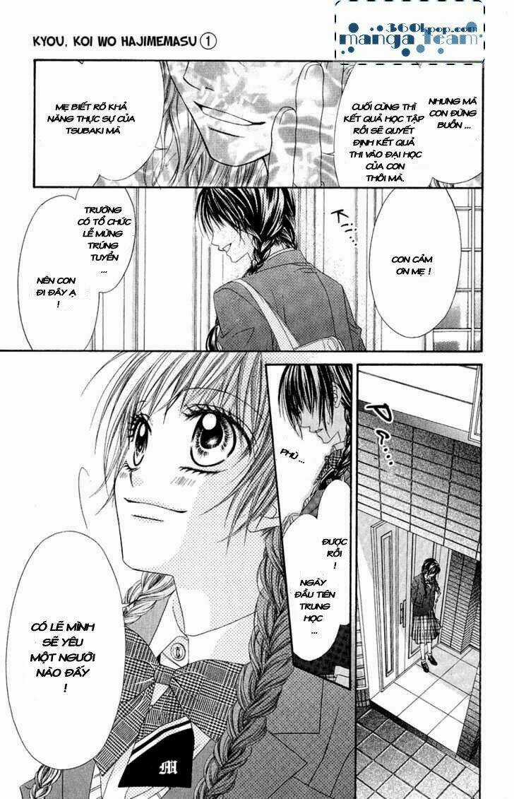 Kyou, Koi Wo Hajimemasu - Mộng Mơ Đầu Đời Chapter 1 trang 12
