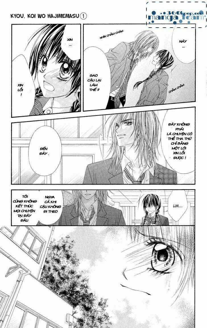 Kyou, Koi Wo Hajimemasu - Mộng Mơ Đầu Đời Chapter 1 trang 27