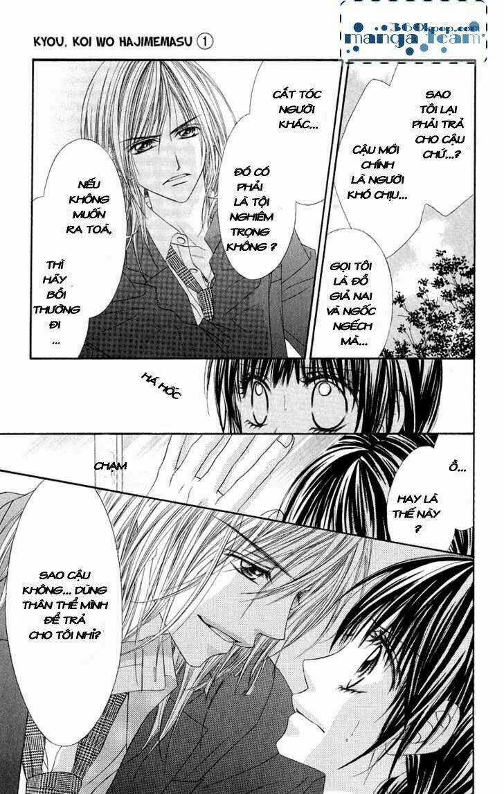 Kyou, Koi Wo Hajimemasu - Mộng Mơ Đầu Đời Chapter 1 trang 29