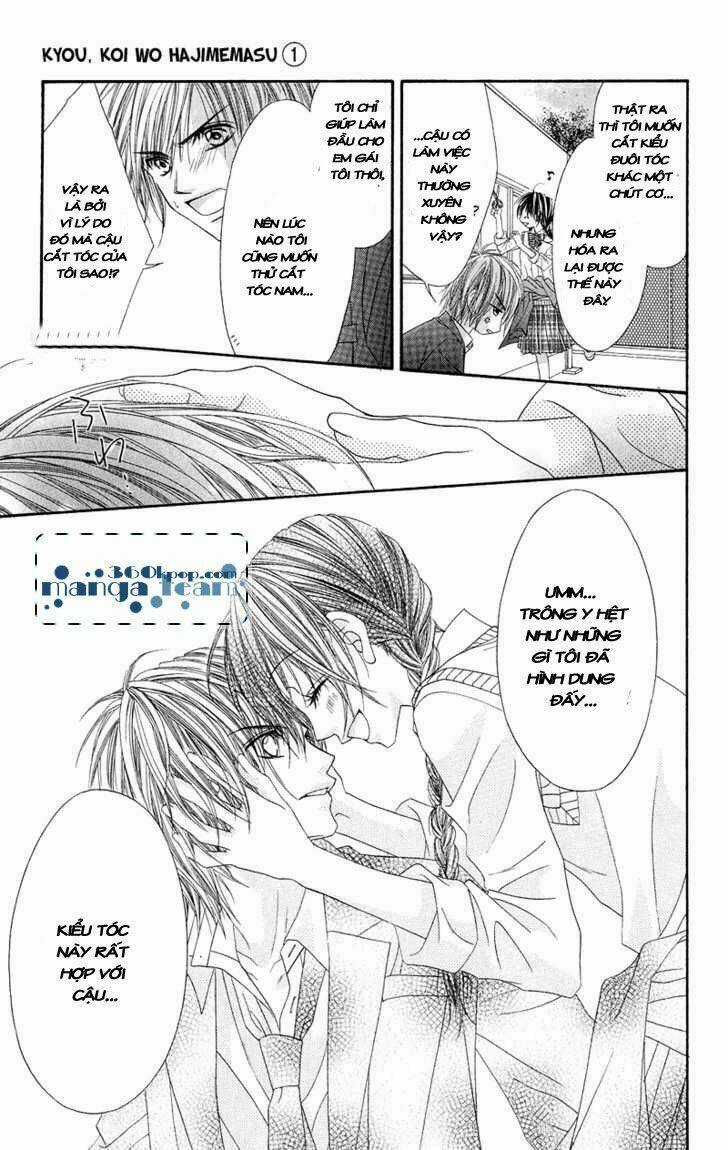Kyou, Koi Wo Hajimemasu - Mộng Mơ Đầu Đời Chapter 1 trang 35