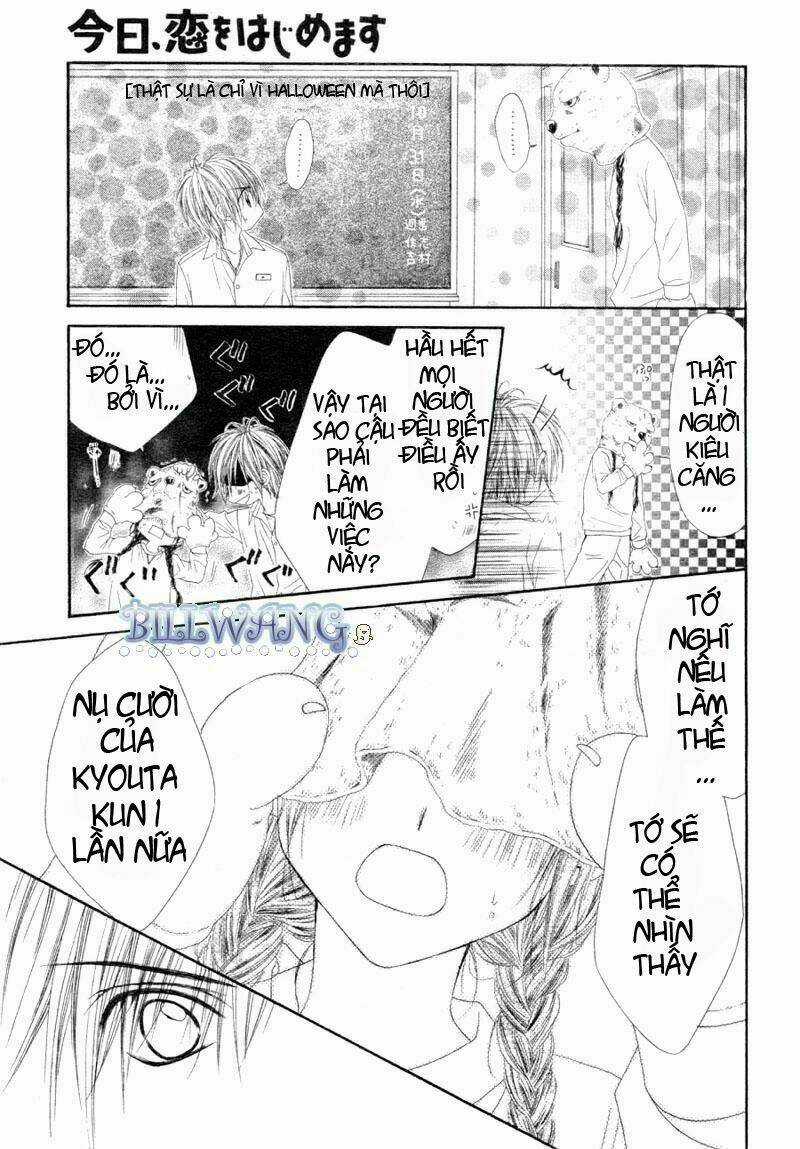 Kyou, Koi Wo Hajimemasu - Mộng Mơ Đầu Đời Chapter 15 trang 9