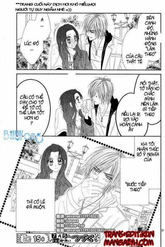 Kyou, Koi Wo Hajimemasu - Mộng Mơ Đầu Đời Chapter 19 trang 27