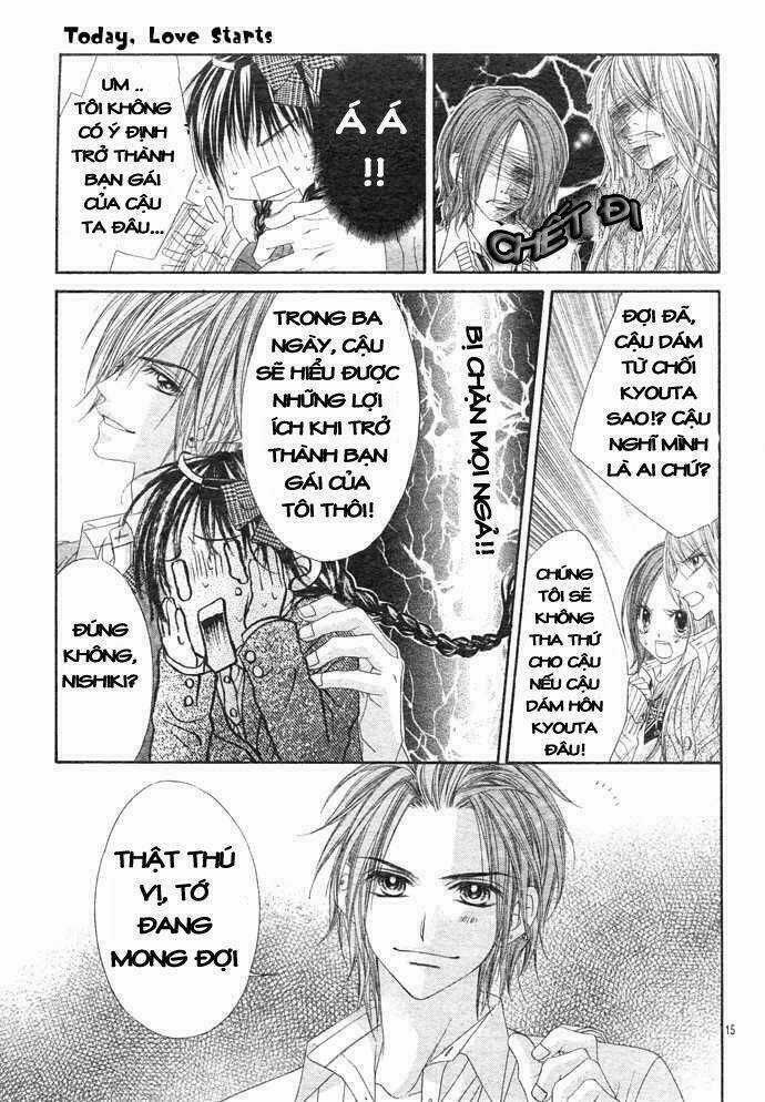Kyou, Koi Wo Hajimemasu - Mộng Mơ Đầu Đời Chapter 2 trang 16