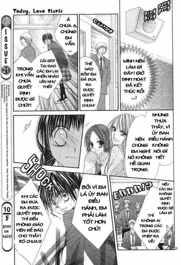 Kyou, Koi Wo Hajimemasu - Mộng Mơ Đầu Đời Chapter 2 trang 24