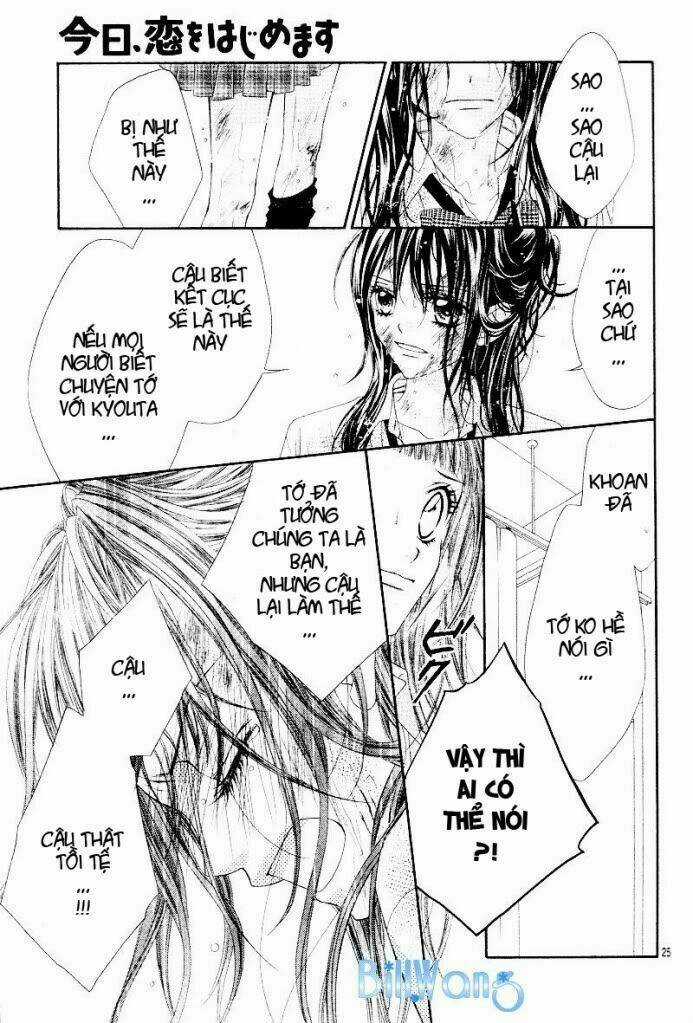 Kyou, Koi Wo Hajimemasu - Mộng Mơ Đầu Đời Chapter 21 trang 25