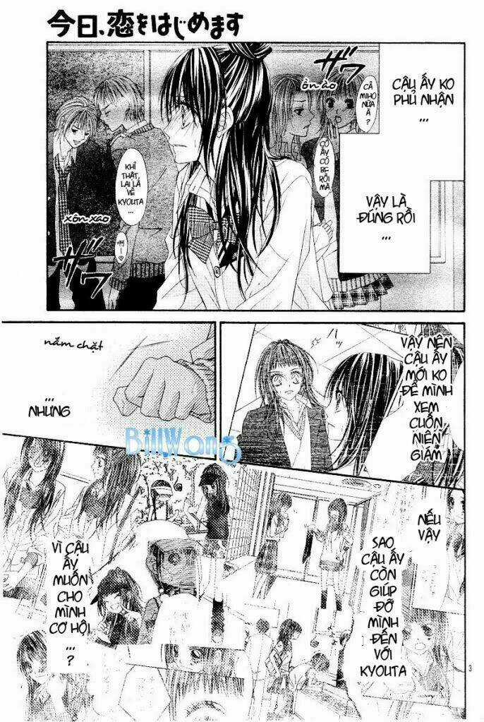Kyou, Koi Wo Hajimemasu - Mộng Mơ Đầu Đời Chapter 21 trang 3
