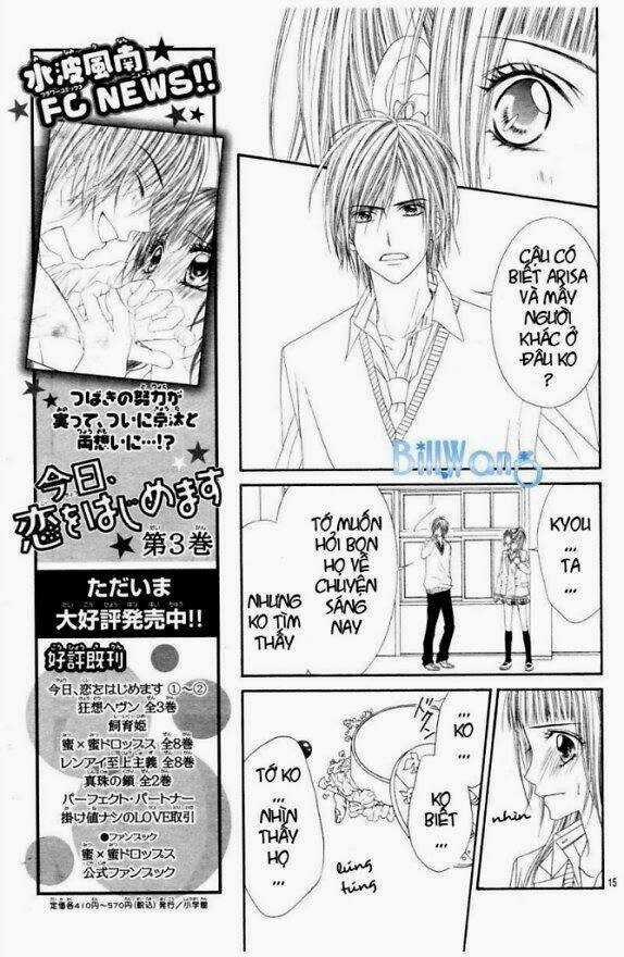 Kyou, Koi Wo Hajimemasu - Mộng Mơ Đầu Đời Chapter 22 trang 15