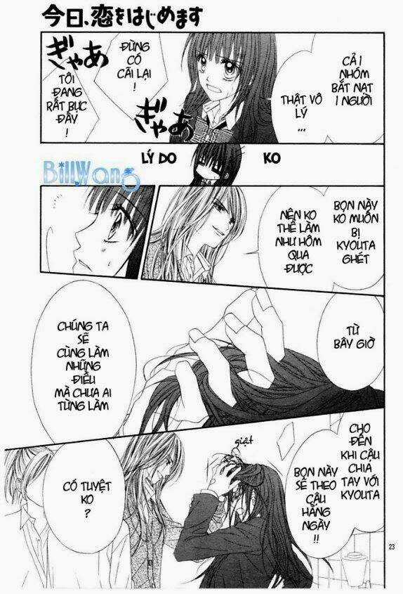 Kyou, Koi Wo Hajimemasu - Mộng Mơ Đầu Đời Chapter 22 trang 23