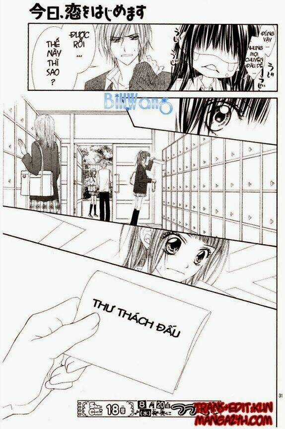 Kyou, Koi Wo Hajimemasu - Mộng Mơ Đầu Đời Chapter 22 trang 31