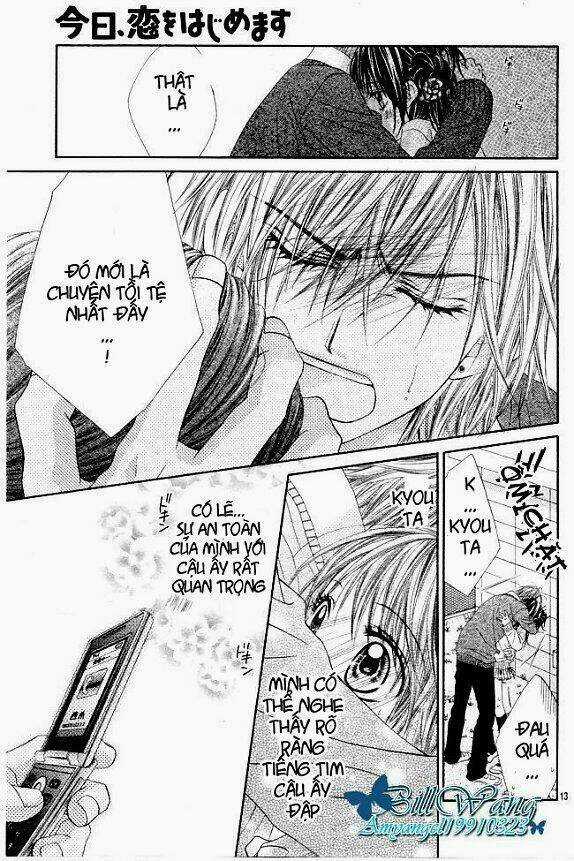 Kyou, Koi Wo Hajimemasu - Mộng Mơ Đầu Đời Chapter 26 trang 13