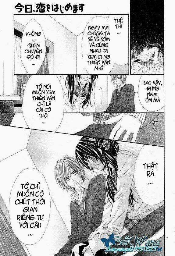 Kyou, Koi Wo Hajimemasu - Mộng Mơ Đầu Đời Chapter 26 trang 17