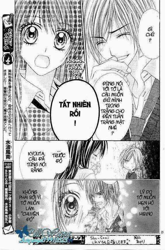 Kyou, Koi Wo Hajimemasu - Mộng Mơ Đầu Đời Chapter 26 trang 23