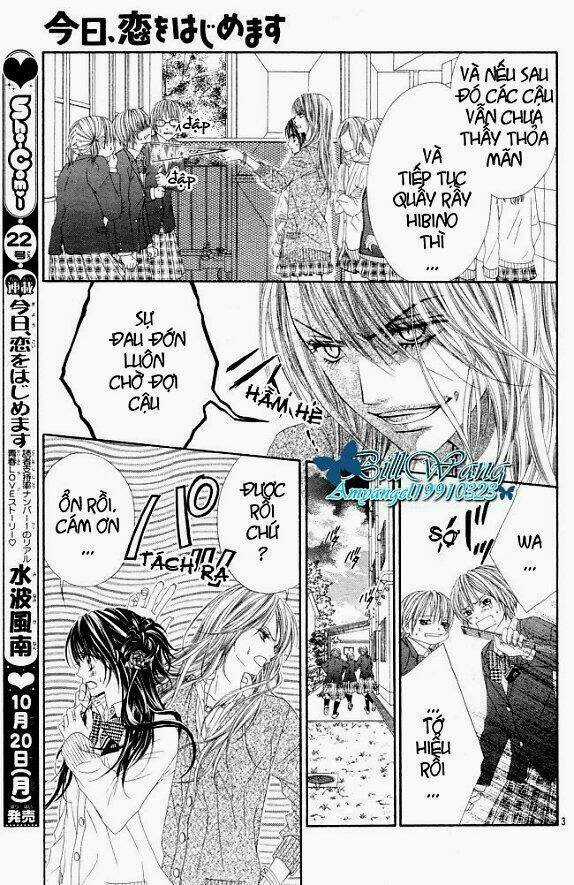 Kyou, Koi Wo Hajimemasu - Mộng Mơ Đầu Đời Chapter 26 trang 3