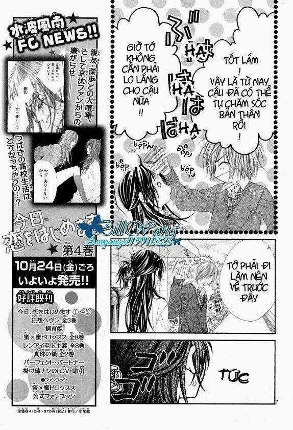 Kyou, Koi Wo Hajimemasu - Mộng Mơ Đầu Đời Chapter 26 trang 7