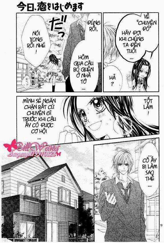 Kyou, Koi Wo Hajimemasu - Mộng Mơ Đầu Đời Chapter 27 trang 19