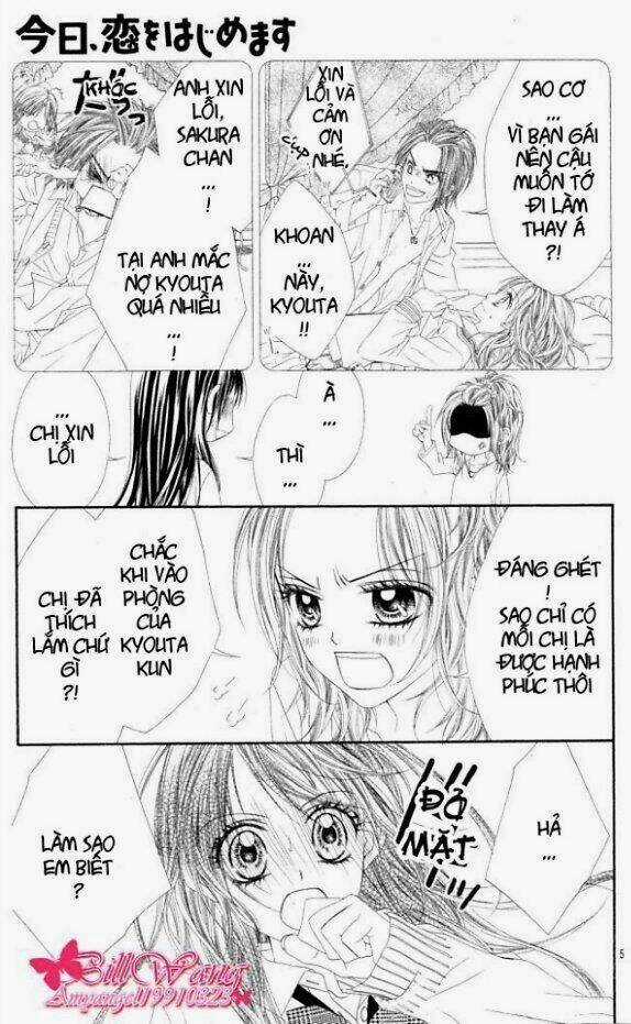 Kyou, Koi Wo Hajimemasu - Mộng Mơ Đầu Đời Chapter 27 trang 5