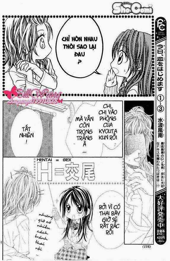 Kyou, Koi Wo Hajimemasu - Mộng Mơ Đầu Đời Chapter 27 trang 8