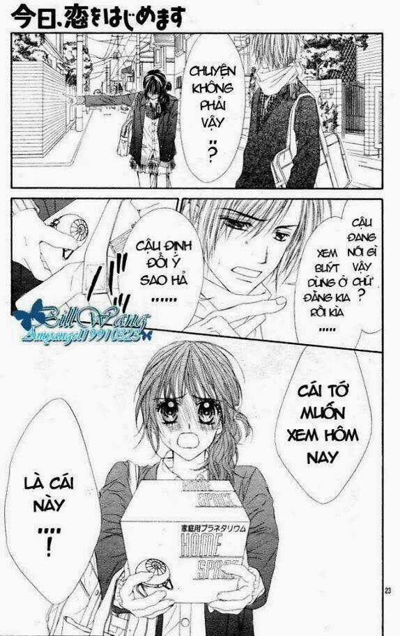 Kyou, Koi Wo Hajimemasu - Mộng Mơ Đầu Đời Chapter 30 trang 23
