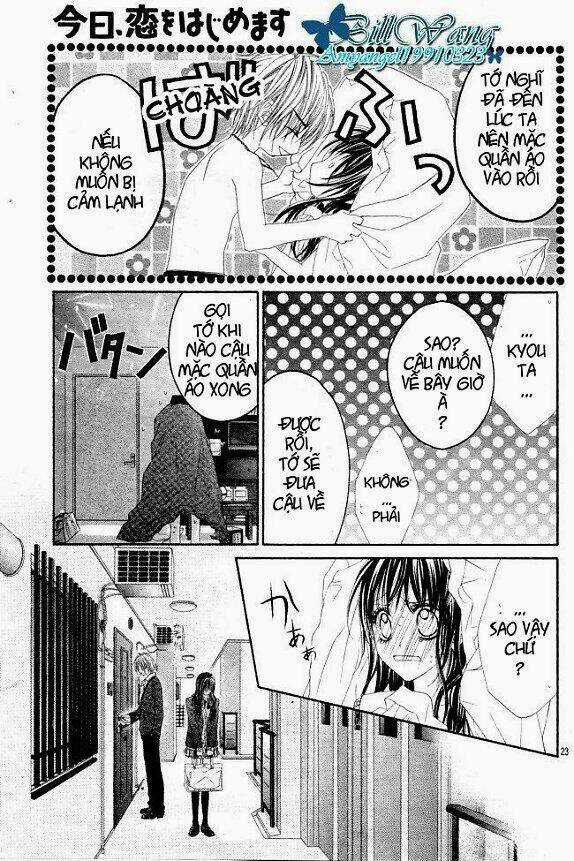 Kyou, Koi Wo Hajimemasu - Mộng Mơ Đầu Đời Chapter 31 trang 23