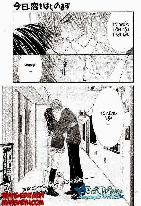 Kyou, Koi Wo Hajimemasu - Mộng Mơ Đầu Đời Chapter 31 trang 25