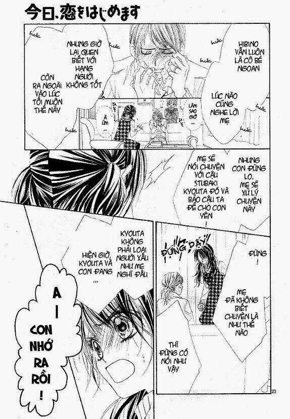 Kyou, Koi Wo Hajimemasu - Mộng Mơ Đầu Đời Chapter 33 trang 23