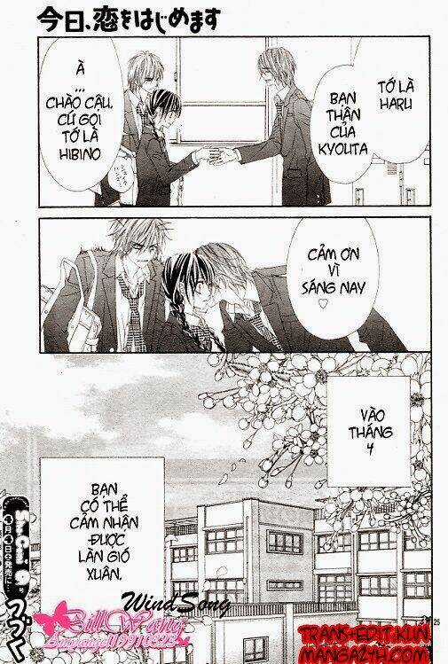 Kyou, Koi Wo Hajimemasu - Mộng Mơ Đầu Đời Chapter 36 trang 26