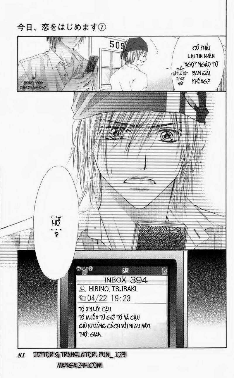 Kyou, Koi Wo Hajimemasu - Mộng Mơ Đầu Đời Chapter 40 trang 25