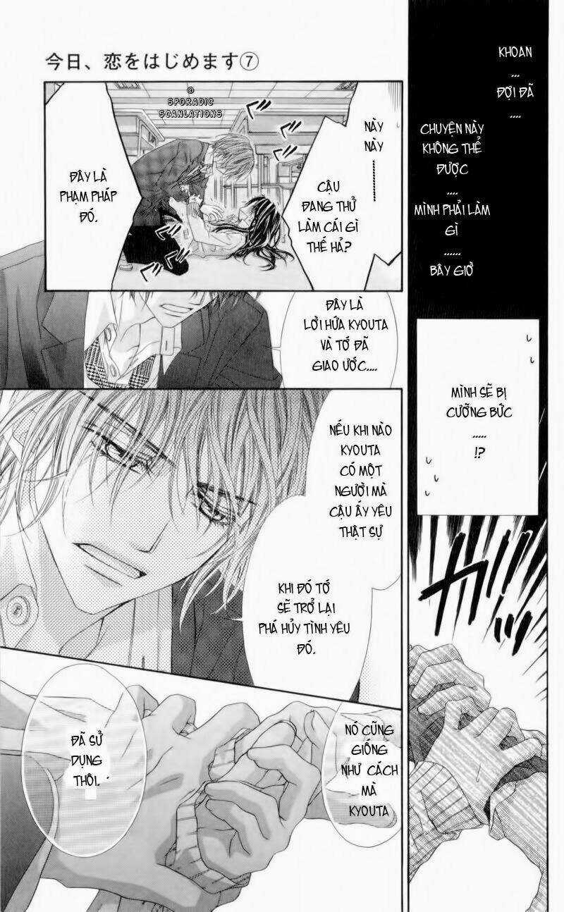 Kyou, Koi Wo Hajimemasu - Mộng Mơ Đầu Đời Chapter 40 trang 7