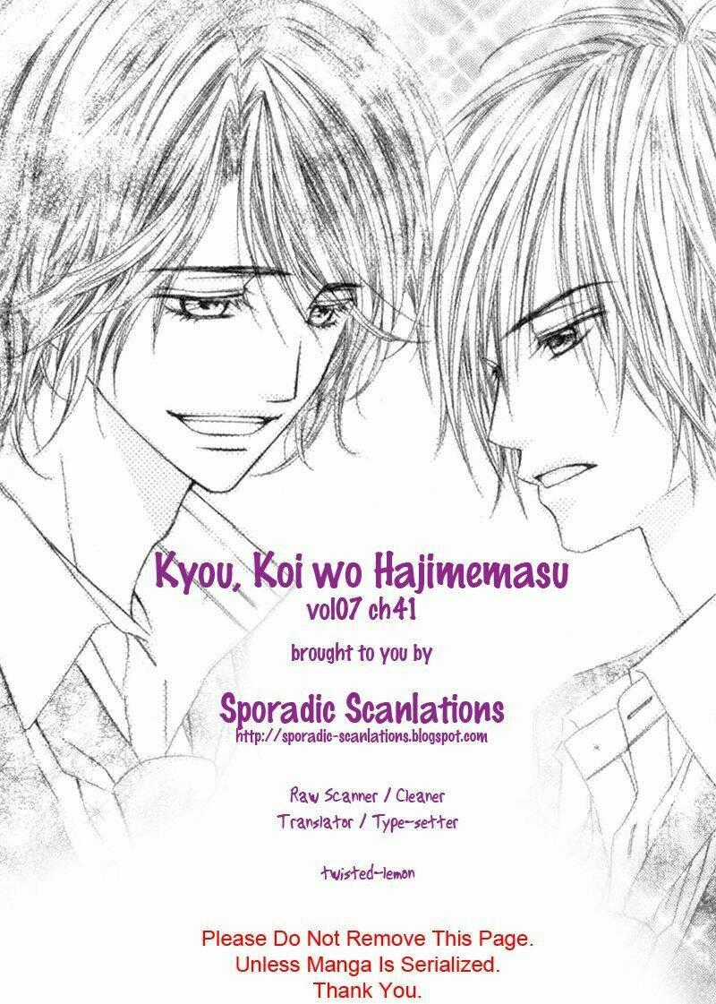 Kyou, Koi Wo Hajimemasu - Mộng Mơ Đầu Đời Chapter 41 trang 0