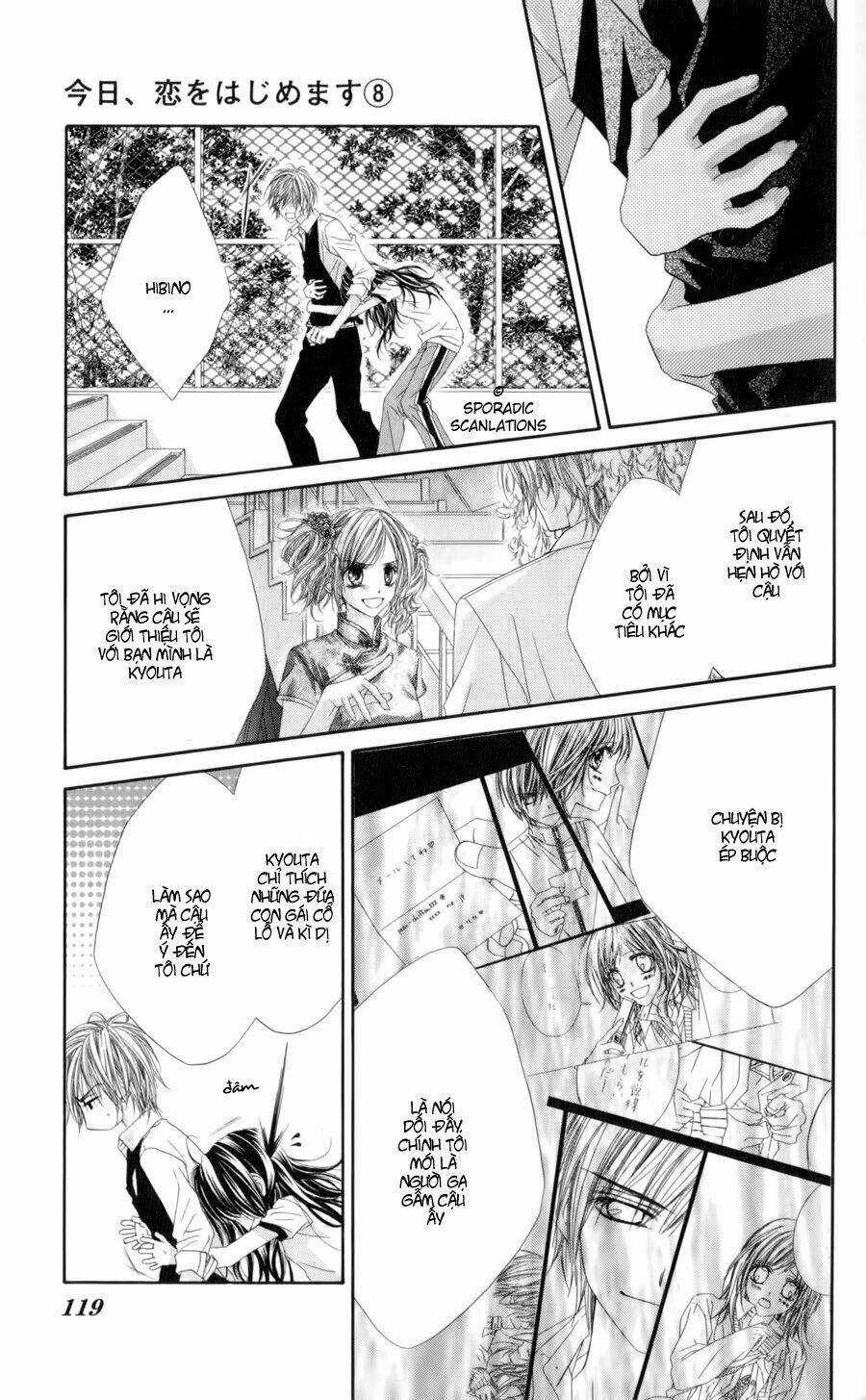 Kyou, Koi Wo Hajimemasu - Mộng Mơ Đầu Đời Chapter 49 trang 12