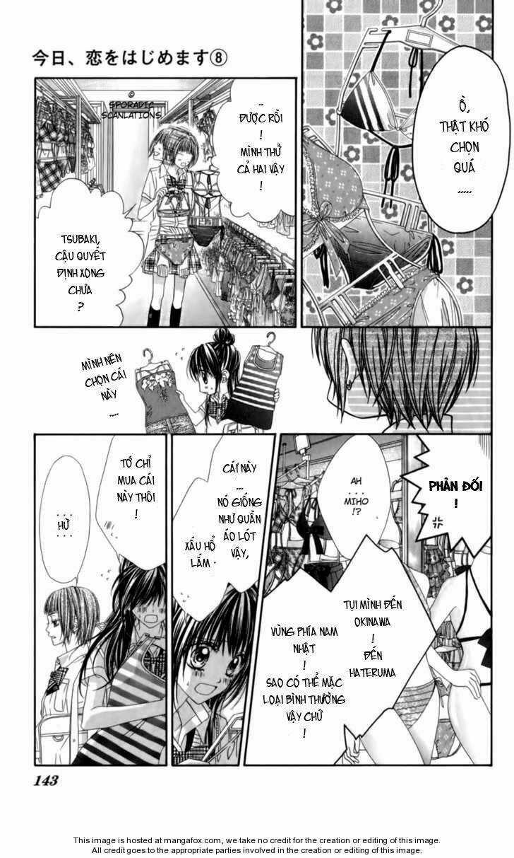 Kyou, Koi Wo Hajimemasu - Mộng Mơ Đầu Đời Chapter 50 trang 10