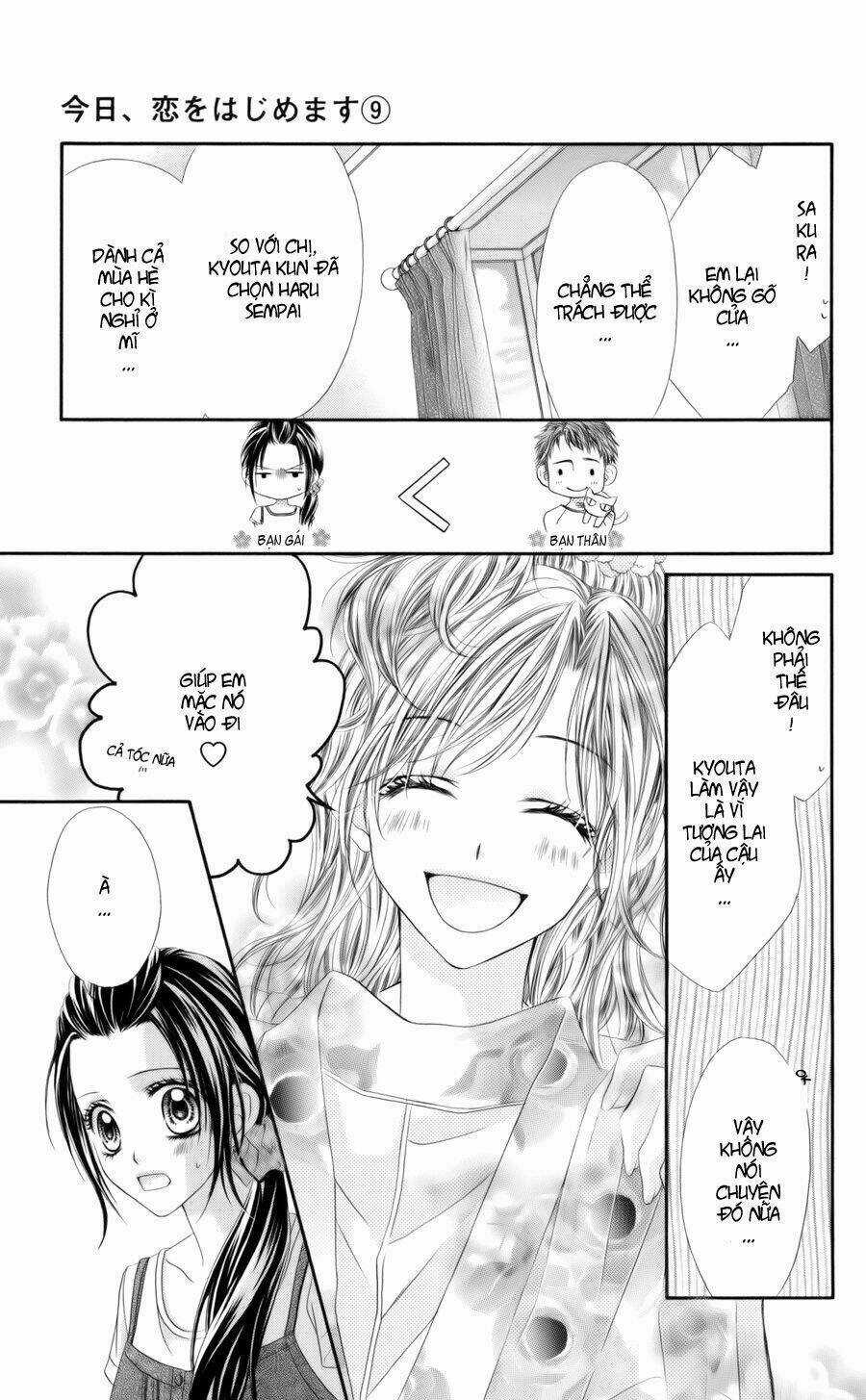 Kyou, Koi Wo Hajimemasu - Mộng Mơ Đầu Đời Chapter 55 trang 4