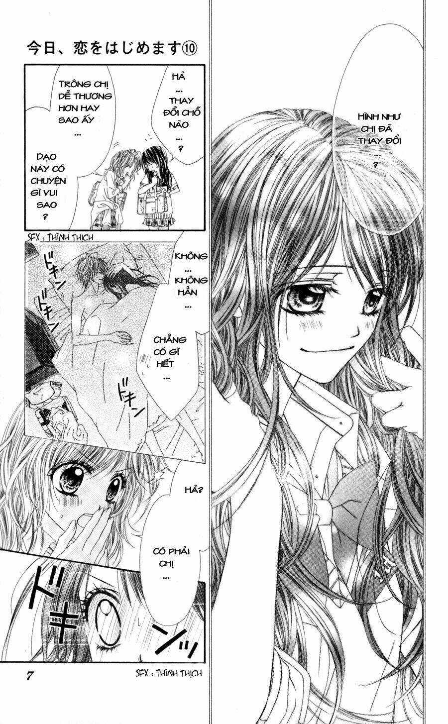 Kyou, Koi Wo Hajimemasu - Mộng Mơ Đầu Đời Chapter 59 trang 7