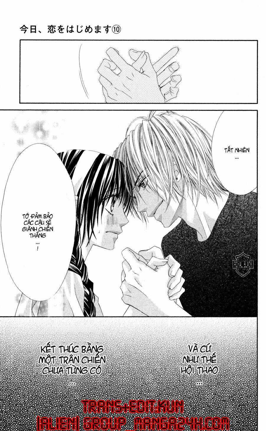 Kyou, Koi Wo Hajimemasu - Mộng Mơ Đầu Đời Chapter 61 trang 24