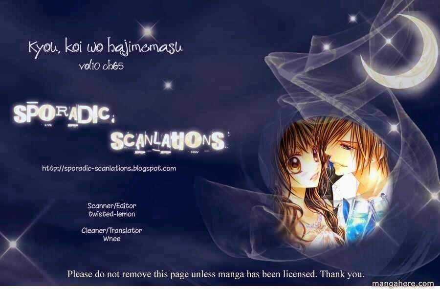 Kyou, Koi Wo Hajimemasu - Mộng Mơ Đầu Đời Chapter 65 trang 29