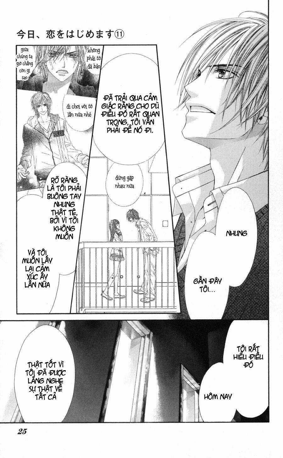 Kyou, Koi Wo Hajimemasu - Mộng Mơ Đầu Đời Chapter 66 trang 22