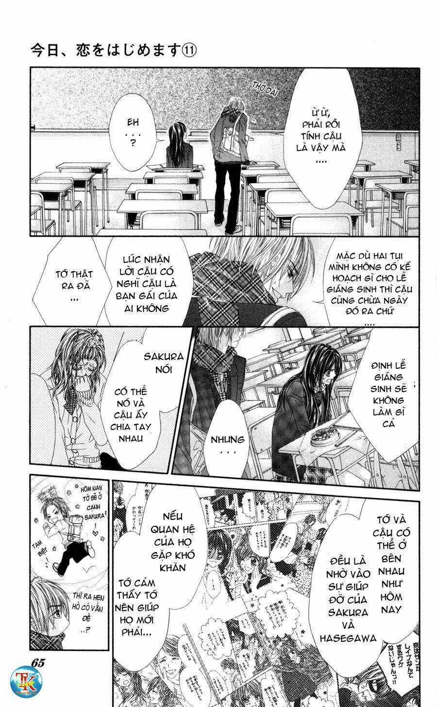 Kyou, Koi Wo Hajimemasu - Mộng Mơ Đầu Đời Chapter 68 trang 10