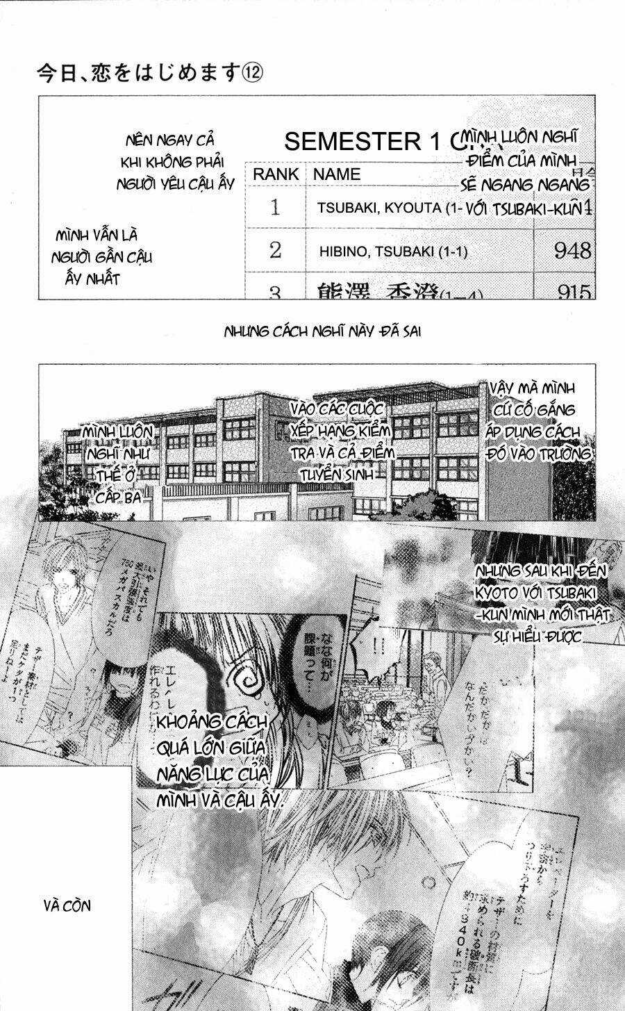 Kyou, Koi Wo Hajimemasu - Mộng Mơ Đầu Đời Chapter 73 trang 3