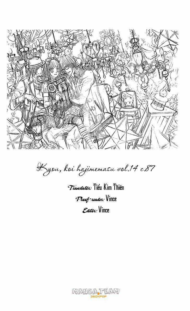 Kyou, Koi Wo Hajimemasu - Mộng Mơ Đầu Đời Chapter 87 trang 30