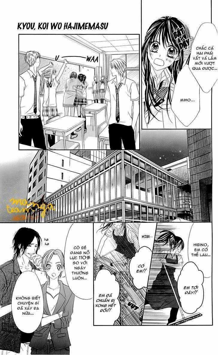 Kyou, Koi Wo Hajimemasu - Mộng Mơ Đầu Đời Chapter 92 trang 4