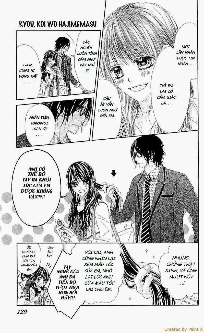 Kyou, Koi Wo Hajimemasu - Mộng Mơ Đầu Đời Chapter 98 trang 13