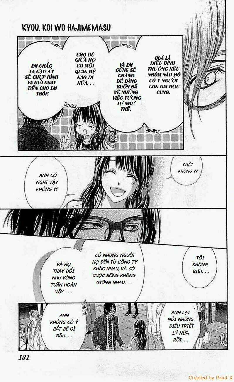 Kyou, Koi Wo Hajimemasu - Mộng Mơ Đầu Đời Chapter 98 trang 15